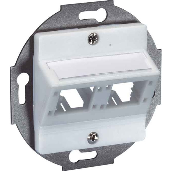 Reichle & De-Massari 306010 DIN Anschlussdose 50x50 2Port weiss