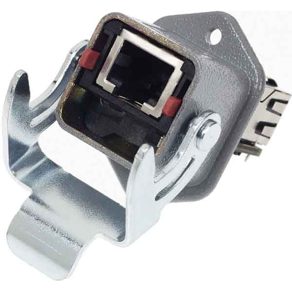 Harting 09452151100 Wanddurchführung RJ45 IP67 gr