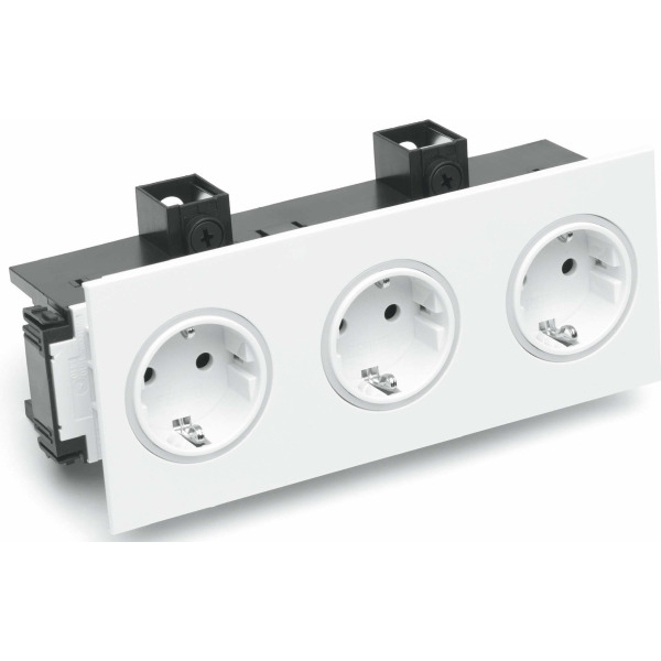 Rehau BRK 3STD rws Steckdose 3-fach SIGNA IN reinweiß