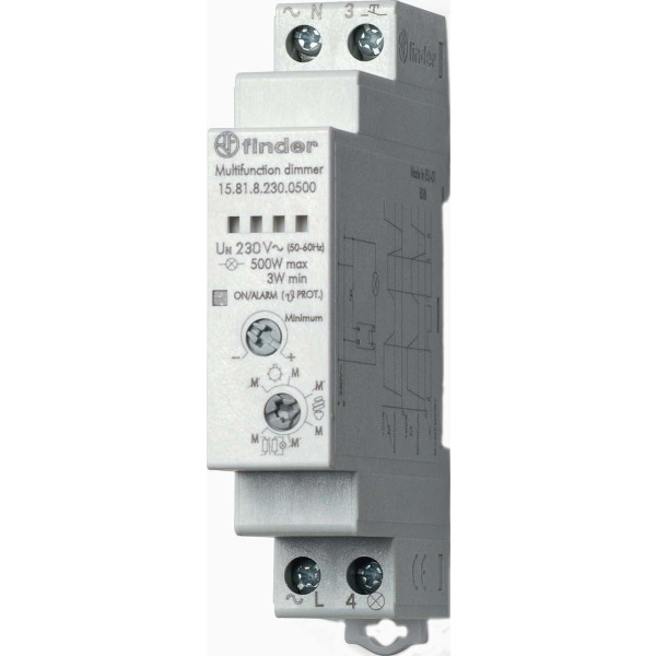 Finder 15.81.8.230.0500 Stromstoss-Schalter/Dimmer 230V AC