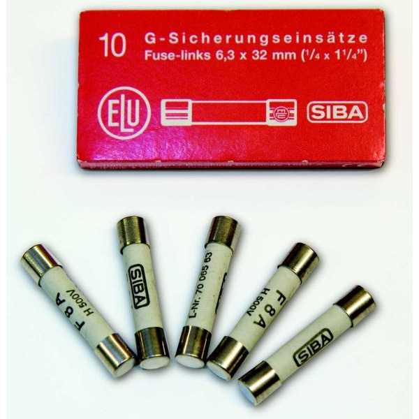 Siba 189140.1,6 Sicherung 6,3x32mm T 1,6A 500V 100 Stück