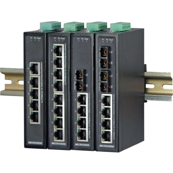 Microsens MS657102X Industrie F.E. Switch 4x 10/100 + 1x 100