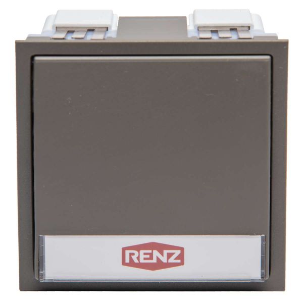 Renz 97-9-85269 grau Klingelmodul mit 1 Klingeltaster