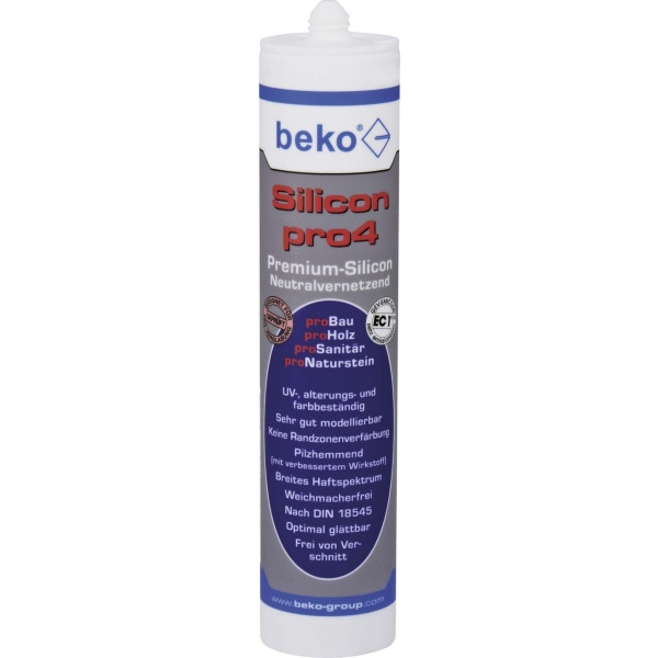 Beko 22403 Silikon pro4 Universal 310ml lichtgrau