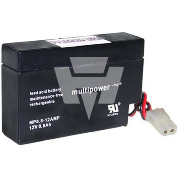 Hückmann 117707 Multipower Blei-Akku MP0,8-12AMPPb12/0,8A